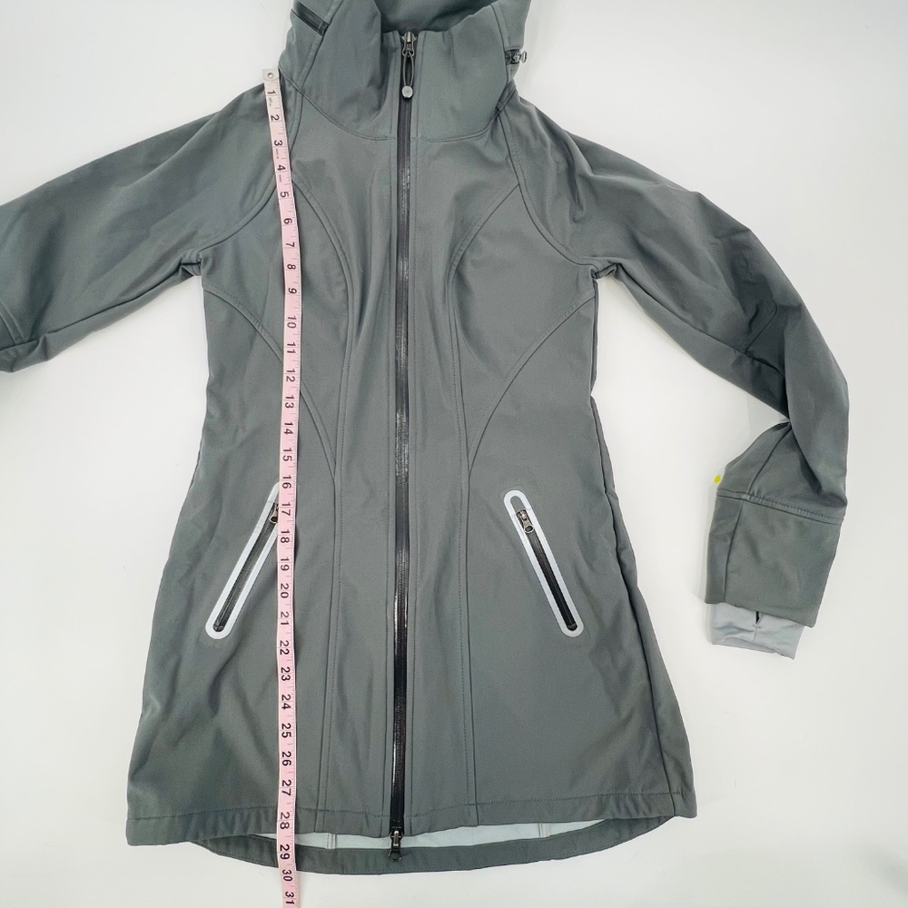 Athleta Softshell Bainbridge Reflective Trench Ja… - image 8